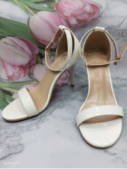 รองเท้าส้นสูง 9cm ขาว (36)