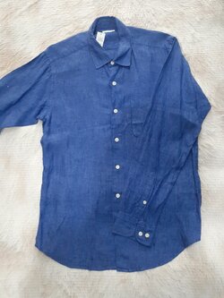 เสื้อเชิ้ตแขนยาวสีฟ้า (M)