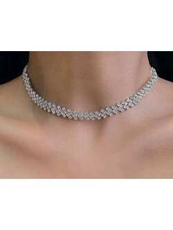 สร้อยโชคเกอร์เพชร