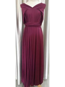 (PRE-LOVED) ชุดราตรียาวสีม่วง รุ่น infinite(ฟรีไซส์)