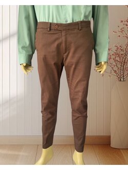 กางเกงขายาว สีน้ำตาล เอว 36