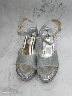 รองเท้ากลิตเตอร์เงิน 40