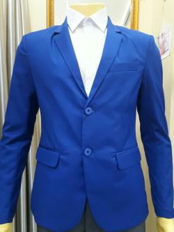 เสื้อสูทผู้ชายสีน้ำสว่าง (Size : L)