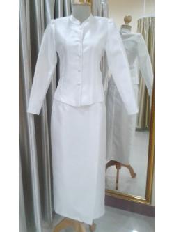 ชุดไทยจิตรลดาสีขาว (M)