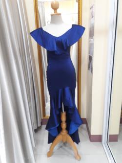 ราตรียาวสีน้ำเงินปาดไหล่ระบายอกระบายขาหางปลา (S)