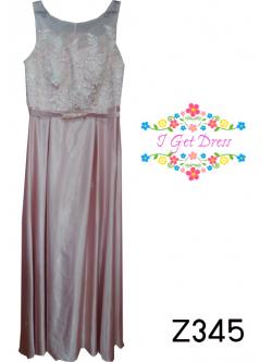 ราตรียาวสีชมพูนู๊ด(3XL)