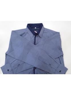 เสื้อเชิ๊ตลายตารางเล็ก L