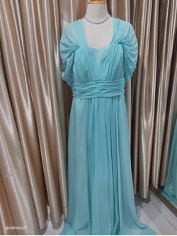 (PRE-LOVED) ราตรียาวชีฟองปิดแขน2XL