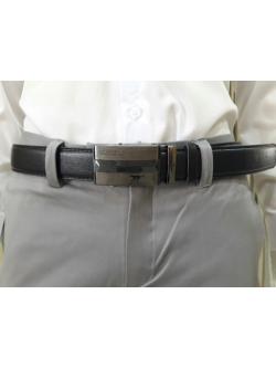 เข็มขัดผู้ชายสีดำหัวออโต้