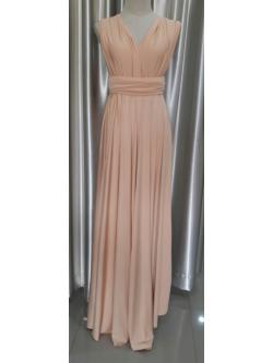 ชุดราตรียาวสีครีม รุ่น infinite