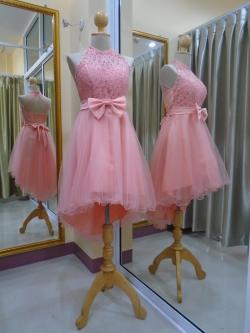 ราตรีหน้าสั้นหลังยาวคอจีนสีโอโรส(ฟรีไซส์)