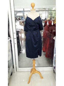 (PRE-LOVED) สั้นกรมสายเดี่ยวคิมเบอรี่(L)