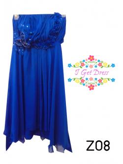 ราตรีสั้นสีน้ำเงิน(ฟรีไซส์)