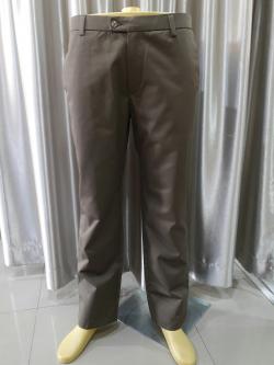 กางเกงขายาวสีน้ำตาล เอว36