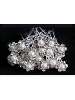 ปิ่นดอกไม้ล้อมมุกเพชร (1 อัน)