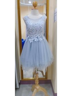 ราตรีสั้นอกลูกไม้กระโปรงมุ้ง(ฟรีไซส์) มือ2