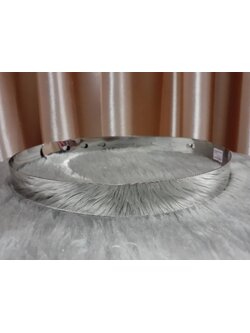 เข็มขัดโลหะเงิน(กลาง)