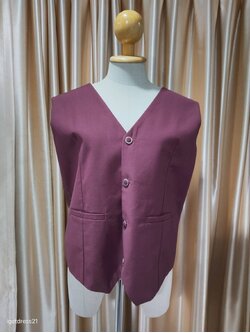 เสื้อกั๊กสีแดง M