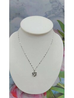 สร้อยจี้เงินรูปดาว