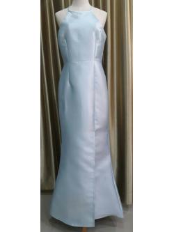 (PRE-LOVED) ชุดราตรียาวสีฟ้า(M)