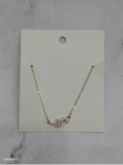 สร้อยจี้โรสโกลเพชร