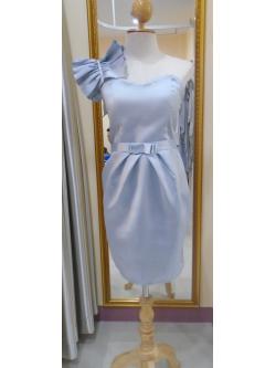 ราตรีสั้นไหล่ระบาย(ฟรีไซส์) มือ2