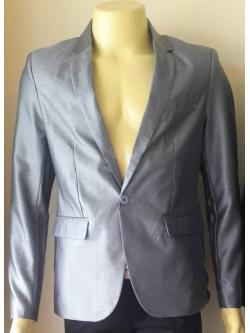 เสื้อสูทสีเทา(XL)เมทัลลิค