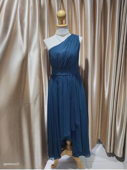 ชุดราตรียาวชีฟองบ่าเบี่ยงM