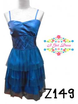 ราตรีสั้นสีน้ำเงิน(ฟรีไซส์)