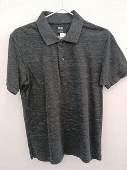 เสื้อโปโล brand เทาเข้มท๊อปดรอย (M)