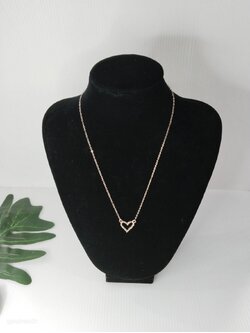 สร้อยจี้ Pink Gold หัวใจ
