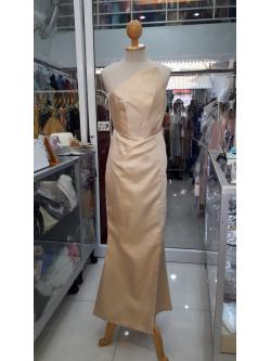 ราตรียาวเกาะอกสีทองอกจีบตั้ง (M) มือ2