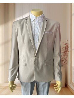 เสื้อสูทสีครีม ผู้ชาย ไซส์ 4XL