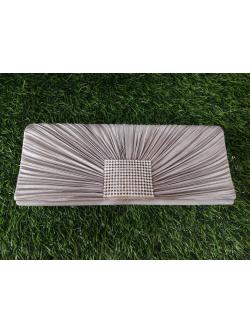 กระเป๋าคลัทซ์สีเทา