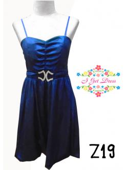 ราตรีสั้น สีน้ำเงิน(ฟรีไซส์)