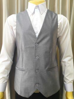 เสื้อกั๊กสีเทาXL เมทัลลิค