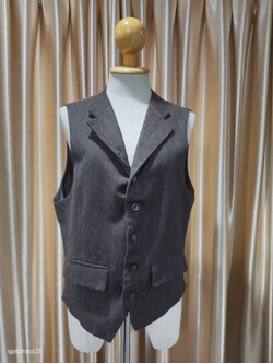 เสื้อกั๊กสีน้ำตาล S