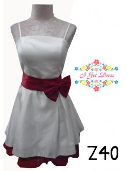 ราตรีสั้นสีขาว(ฟรีไซส์)