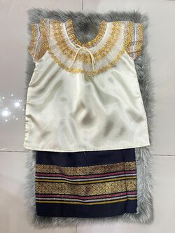 ชุดไทยเด็กหญิง เสื้อ+กระโปรง