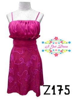 ราตรีสั้นสีบานเย็น(ฟรีไซส์)