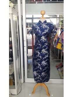 ชุดกี่เพ้าสีกรม (3XL)