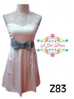 ราตรีสั้นสีชมพูโอโรส(ฟรีไซส์)