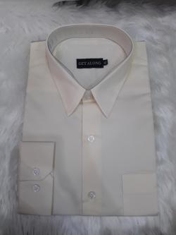 เสื้อเชิ้ตสีครีม(XL)