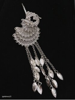 ปิ่นปักผมรูปนกยูง