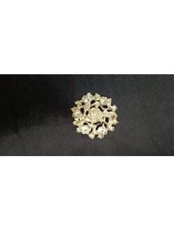 เข็มกลัดเพชรล้อมรอบ