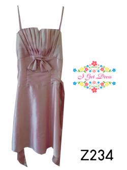 ราตรีสั้นสีชมพูกะปิ(ฟรีไซส์)