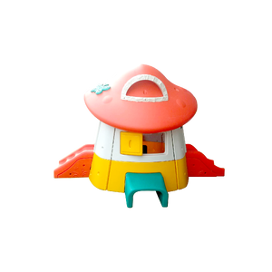 บ้านเห็ด บ้านของเล่นเด็ก รูปต้นเห็ดสีส้มสดใส