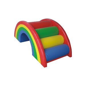 บันไดโค้งสีรุ้งนุ่มนิ่ม