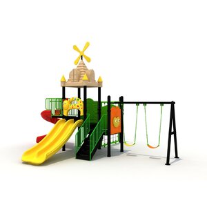 เครื่องเล่นสนาม ชุด ปราสาทกังหันแสนสนุกและมีความสุขมากที่สุด