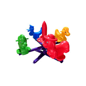 ม้าหมุนรวมสัตว์ 4 ที่นั่ง